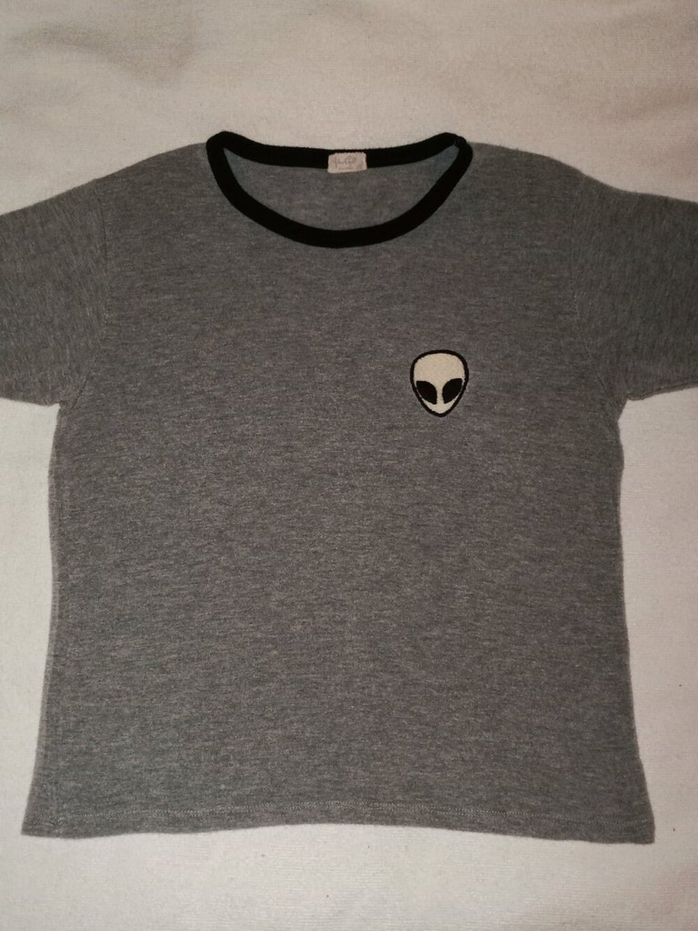 Brandy Melville Alien Patch Ringer Tee